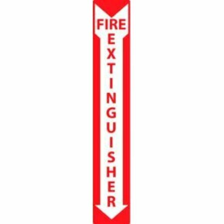 NATIONAL MARKER CO Fire Safety Sign - Fire Extinguisher - Aluminum M39A